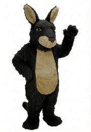 Kangaroo Mascot - Long fur / Black mascot costume