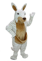 Kangaroo Mascot - Short fur / Albino Tiger mascot costume