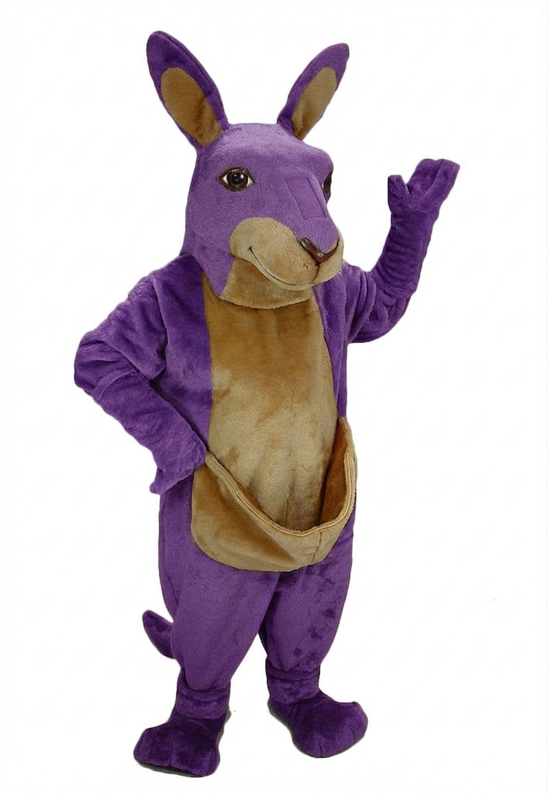Kangaroo Mascot - Short fur / Purple mascot costume