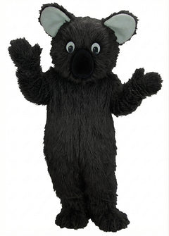 Koala Mascot - Long fur / Black mascot costume