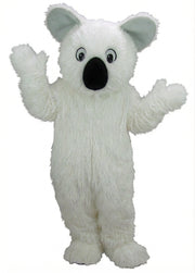 Koala Mascot - Long fur / White mascot costume