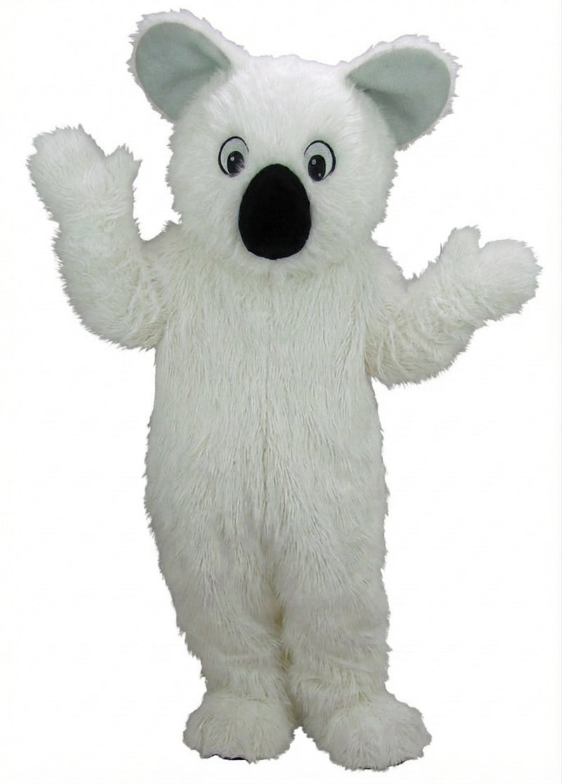 Koala Mascot - Long fur / White mascot costume
