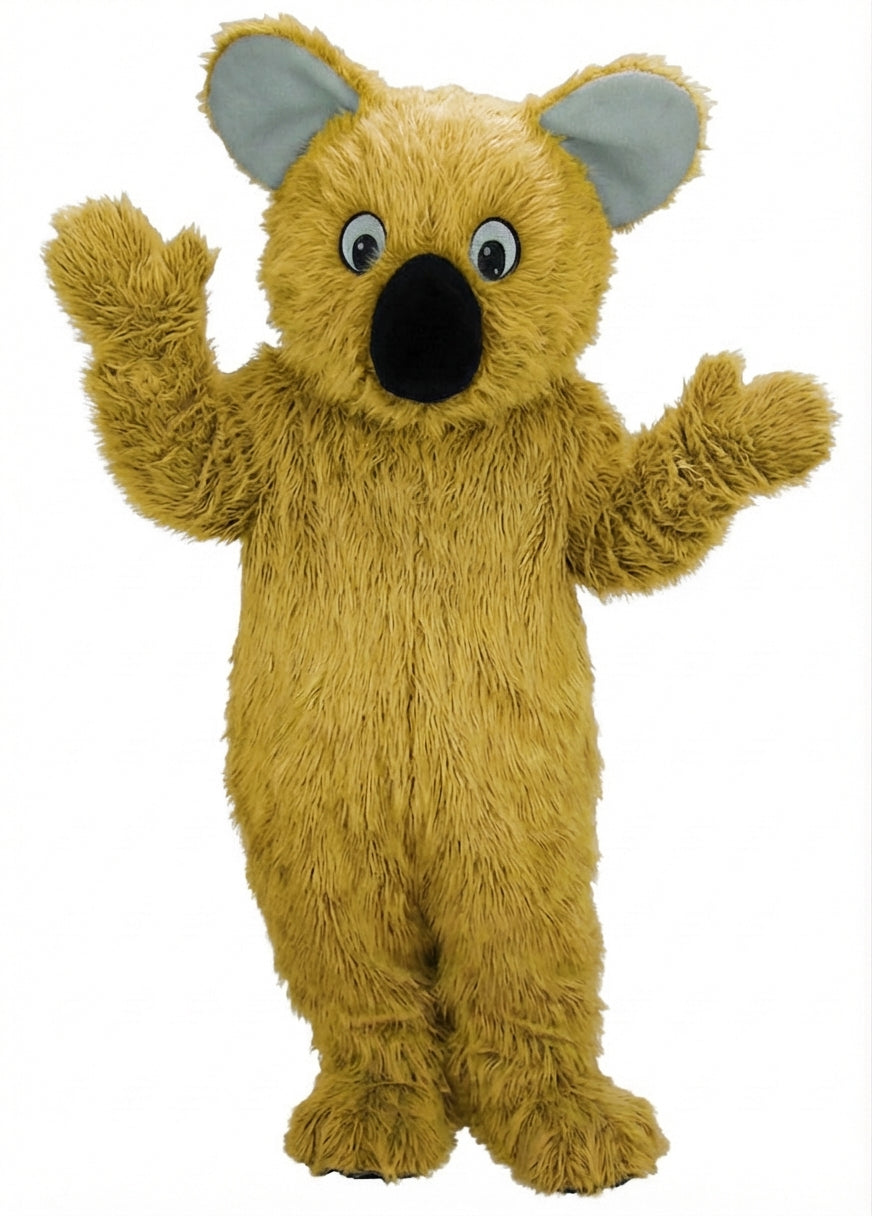 Koala Mascot - Long fur / Yellow mascot costume