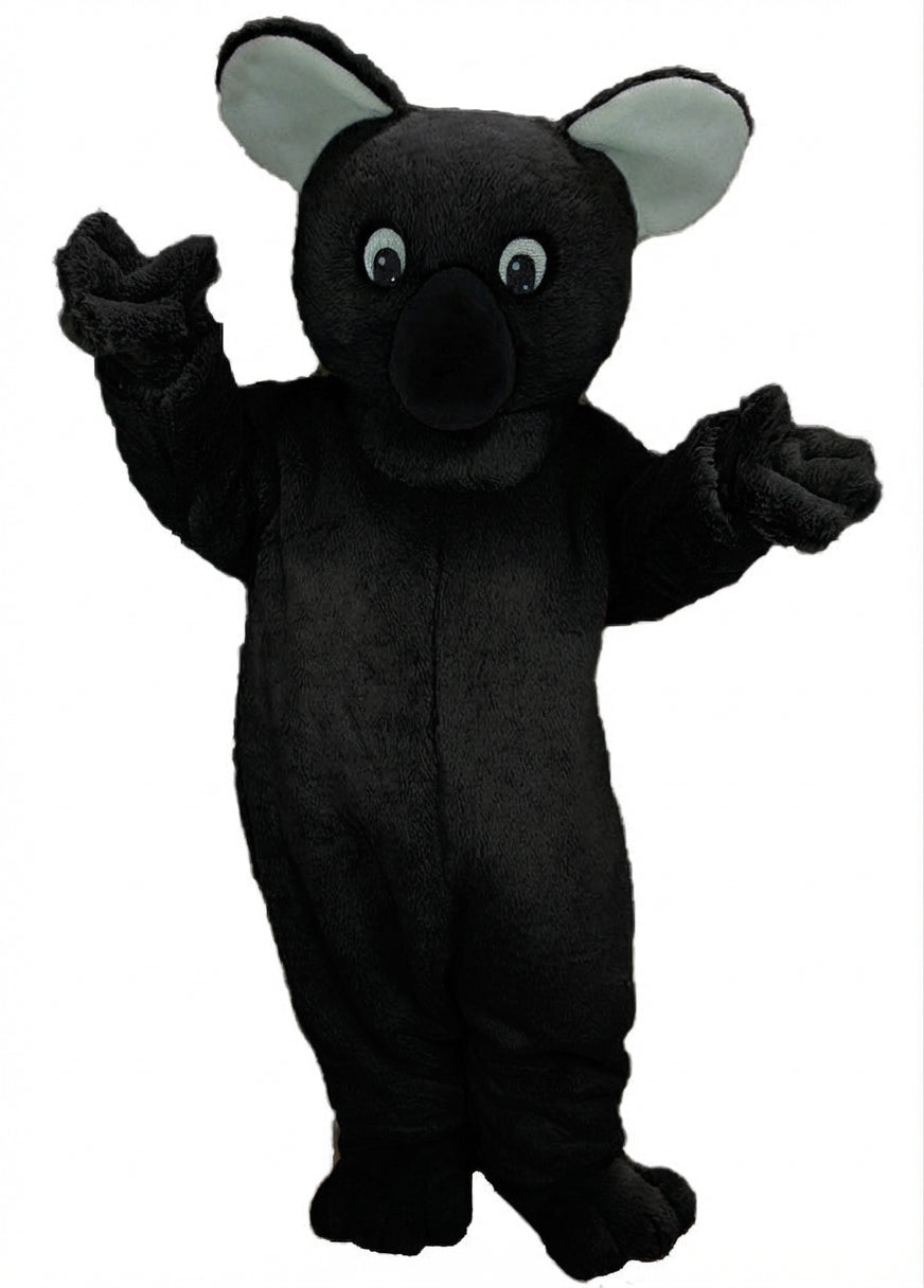 Koala Mascot - Short fur / Black mascot costume