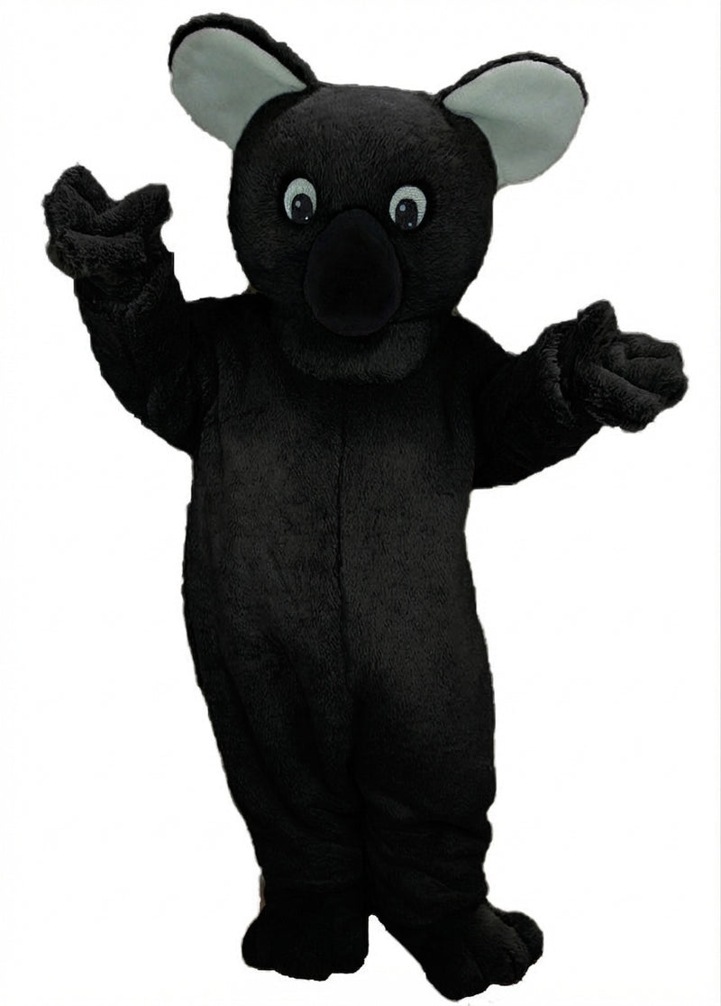 Koala Mascot - Short fur / Black mascot costume