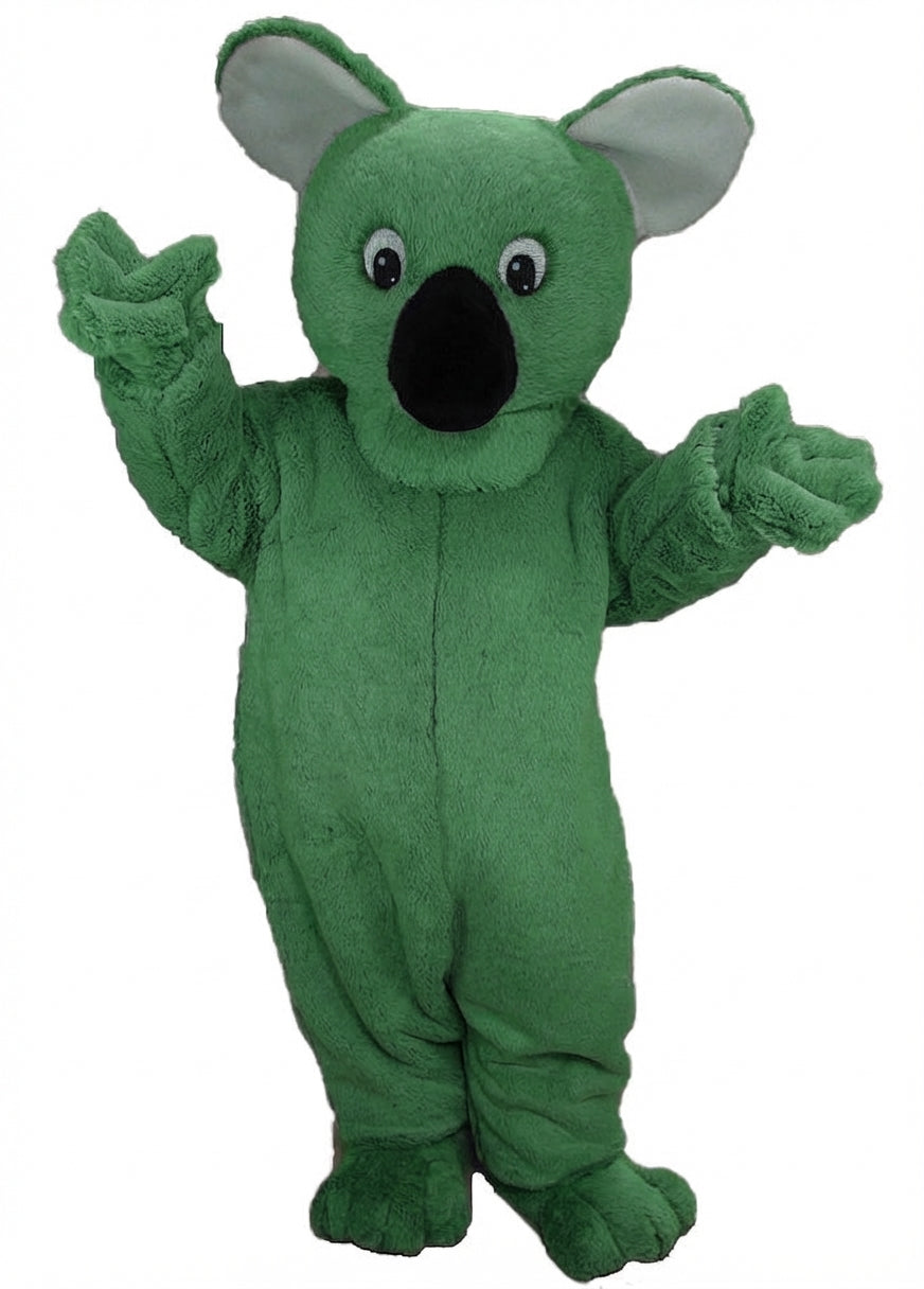 Koala Mascot - Short fur / Green mascot costume