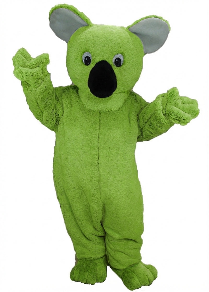 Koala Mascot - Short fur / Lime mascot costume