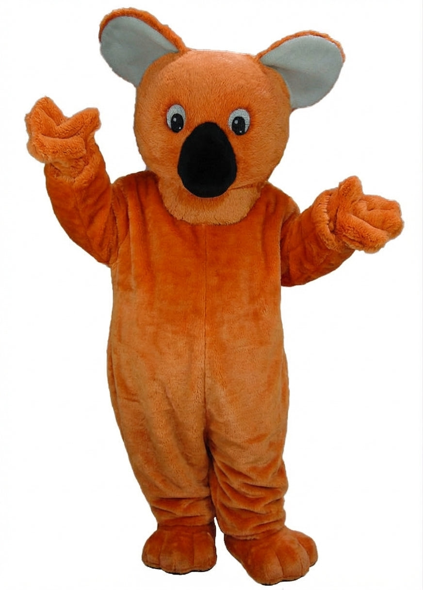 Koala Mascot - Short fur / Tiger Orange mascot costume