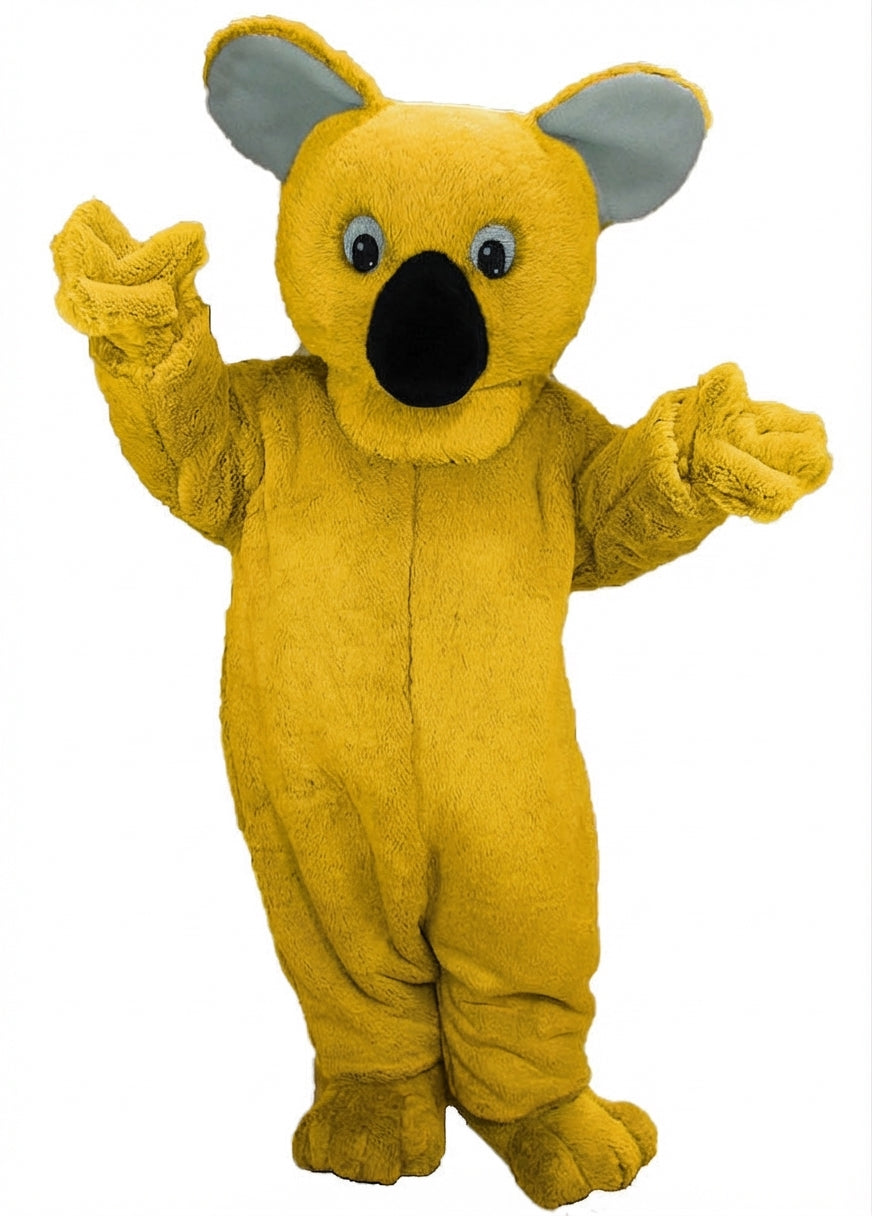 Koala Mascot - Short fur / Yellow mascot costume