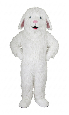 Lamb Mascot (Polyfoam) - long fur White