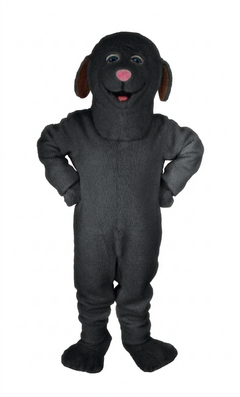 Lamb Mascot (Polyfoam) - short fur Black