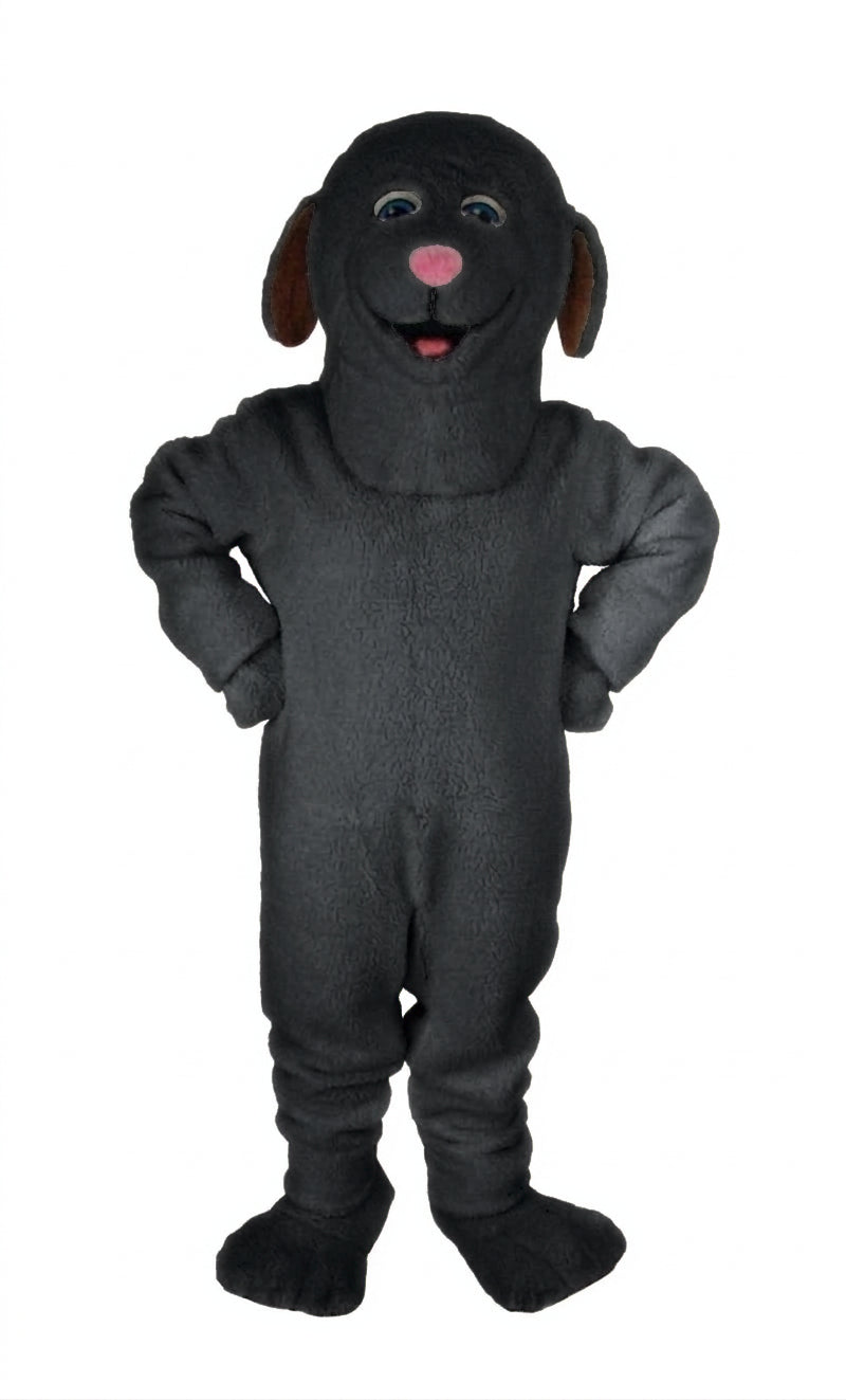 Lamb Mascot (Polyfoam) - short fur Black