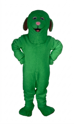 Lamb Mascot (Polyfoam) - short fur Green