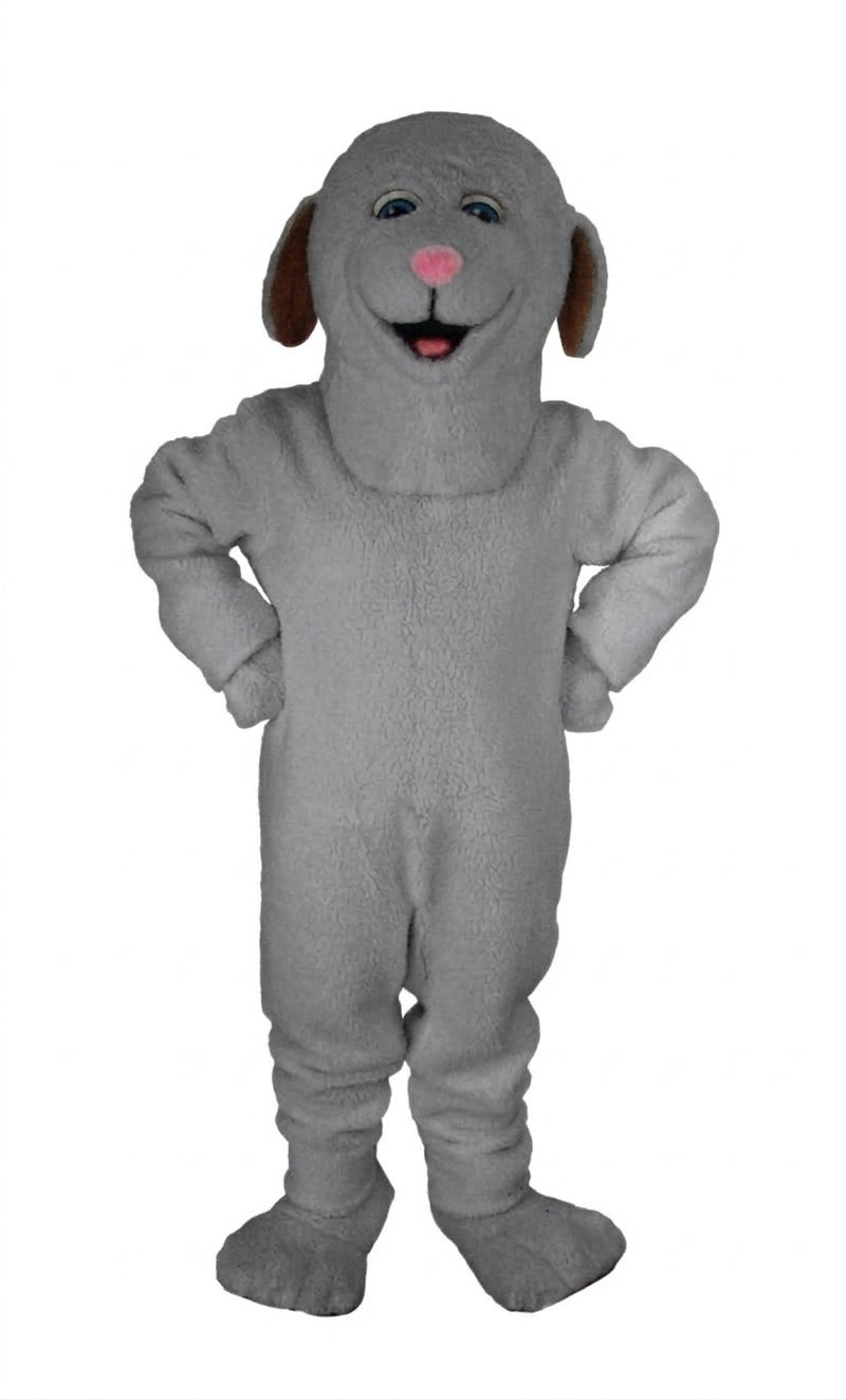 Lamb Mascot (Polyfoam) - short fur Grey