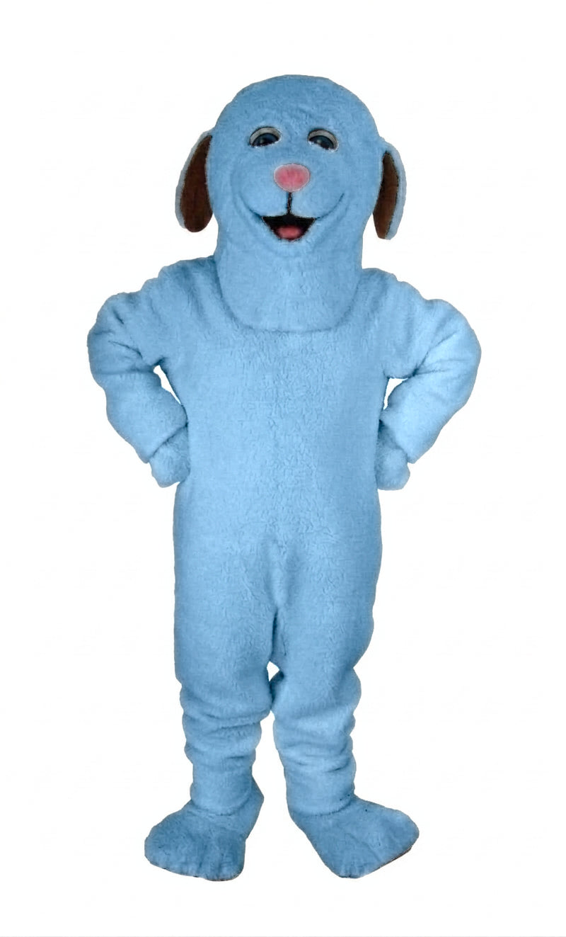 Lamb Mascot (Polyfoam) - short fur Light Blue