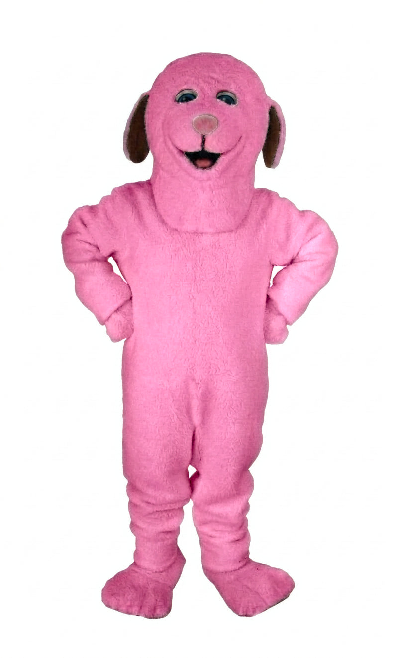 Lamb Mascot (Polyfoam) - short fur Pink