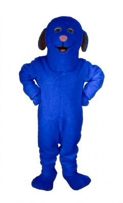 Lamb Mascot (Polyfoam) - short fur Royal Blue
