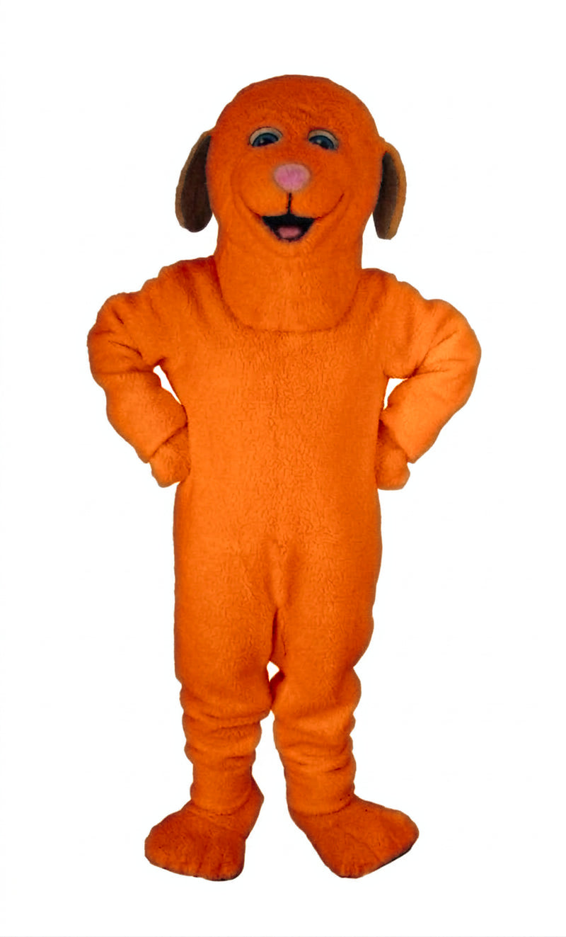Lamb Mascot (Polyfoam) - short fur Tiger Orange