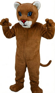 Leopard Cub Mascot (Thermolite) - Medium fur / Brown mascot costume