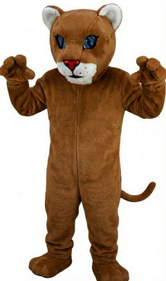 Leopard Cub Mascot (Thermolite) - Medium fur / Brown mascot costume