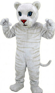 Leopard Cub Mascot (Thermolite) - Short fur / Albino Tiger mascot costume