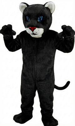 Leopard Cub Mascot (Thermolite) - Short fur / Black mascot costume