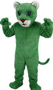 Leopard Cub Mascot (Thermolite) - Short fur / Green mascot costume