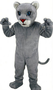 Leopard Cub Mascot (Thermolite) - Short fur / Grey mascot costume