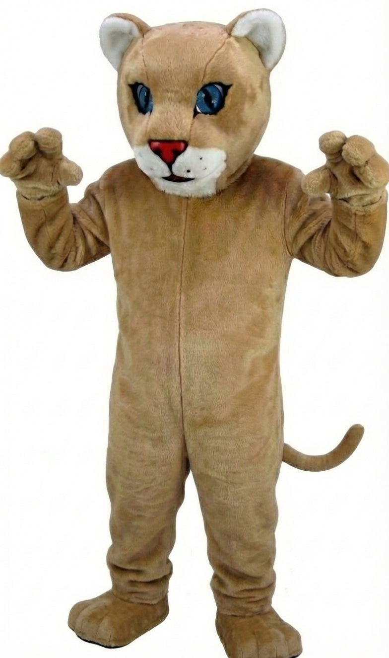 Leopard Cub Mascot (Thermolite) - Short fur / Light Brown mascot costume