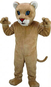 Leopard Cub Mascot (Thermolite) - Short fur / Light Brown mascot costume
