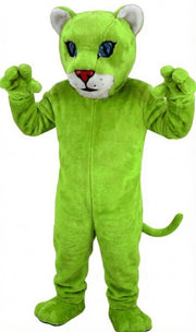 Leopard Cub Mascot (Thermolite) - Short fur / Lime mascot costume