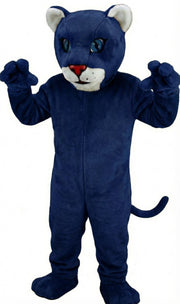 Leopard Cub Mascot (Thermolite) - Short fur / Navy Blue mascot costume