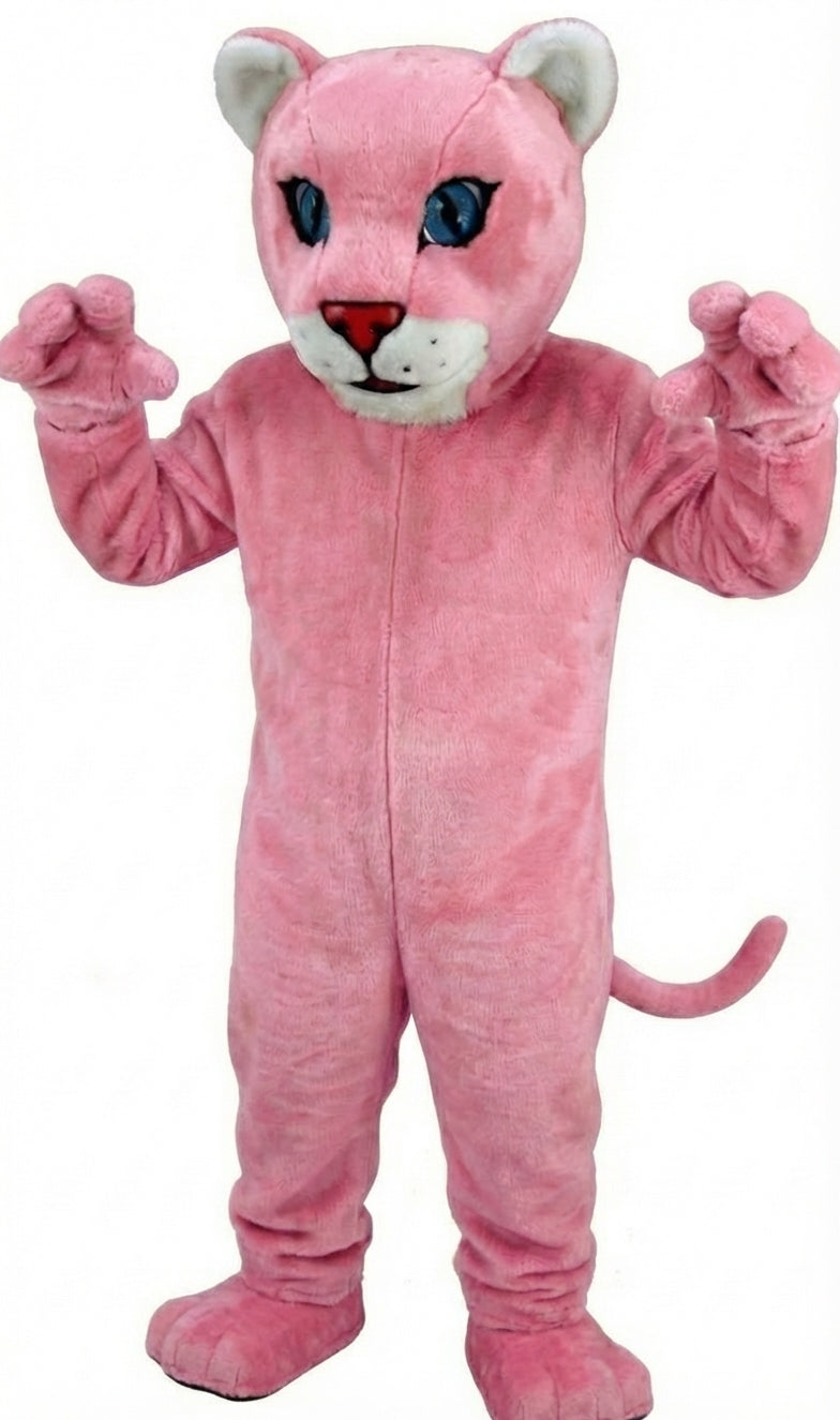 Leopard Cub Mascot (Thermolite) - Short fur / Pink mascot costume