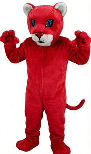 Leopard Cub Mascot (Thermolite) - Short fur / Red mascot costume