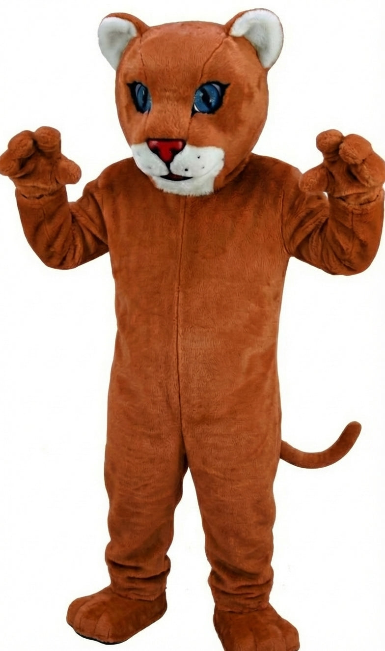 Leopard Cub Mascot (Thermolite) - Short fur / Rust mascot costume