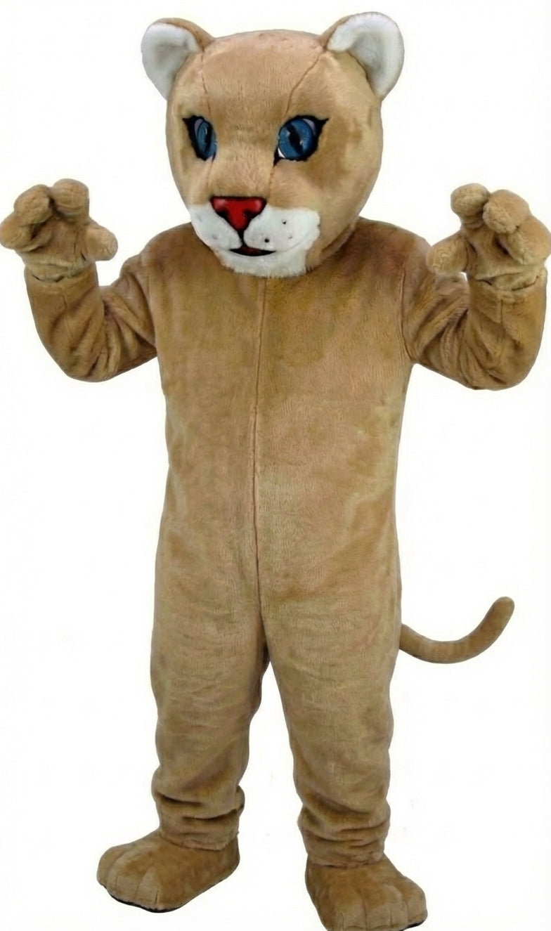 Leopard Cub Mascot (Thermolite) - Short fur / Tan mascot costume