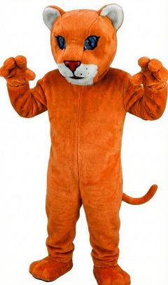 Leopard Cub Mascot (Thermolite) - Short fur / Tiger Orange mascot costume