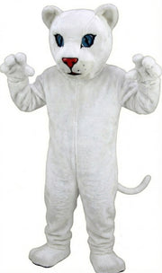 Leopard Cub Mascot (Thermolite) - Short fur / White mascot costume