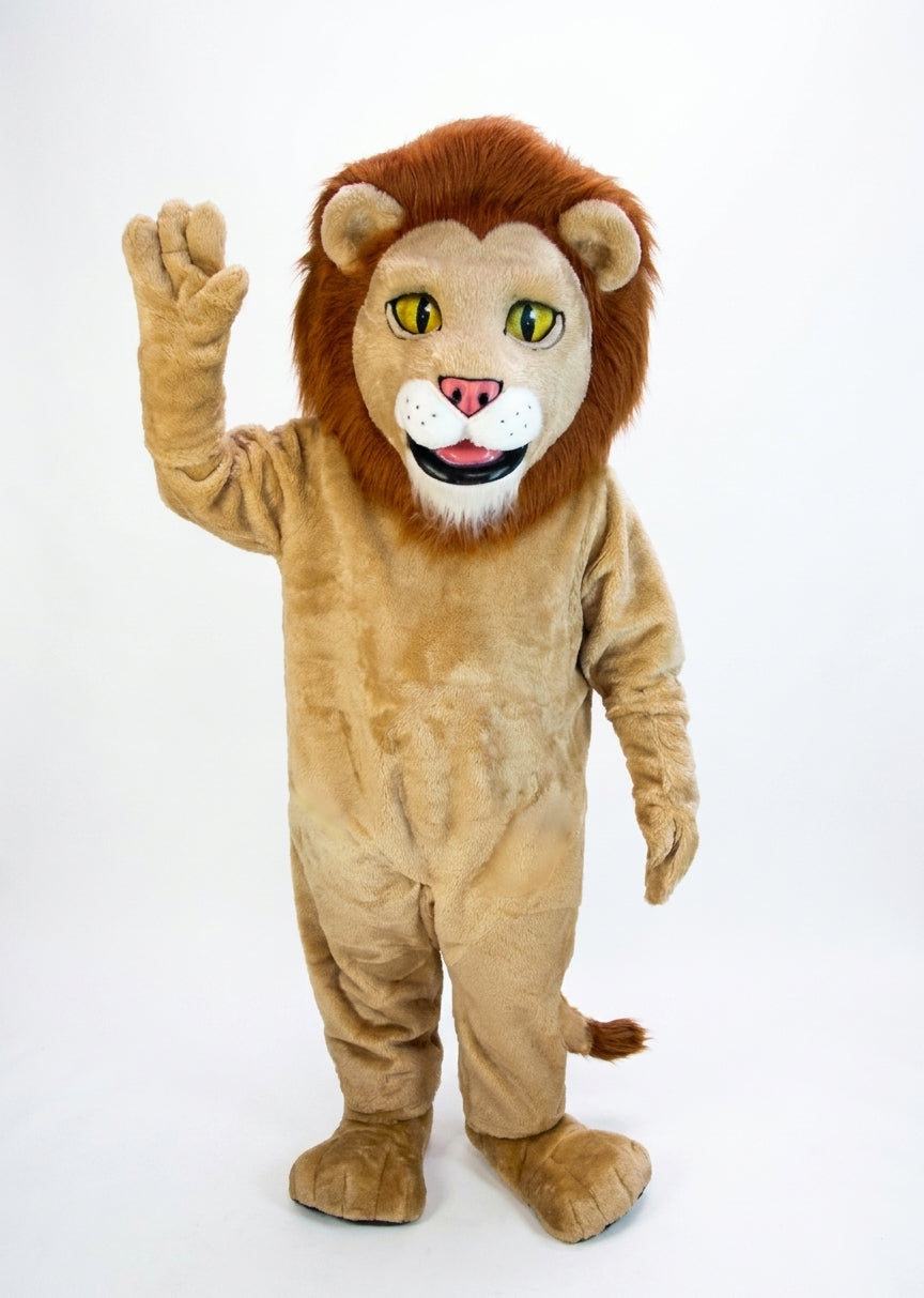 Lewis The Lion Mascot Costume (Thermolite) - professional mascot costume from The Mascot Store