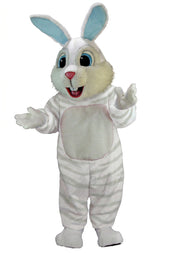 Light Blue Rabbit Mascot (Thermolite) - Short fur / Albino Tiger mascot costume