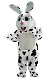 Light Blue Rabbit Mascot (Thermolite) - Short fur / Dalmatian mascot costume