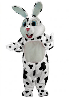 Light Blue Rabbit Mascot (Thermolite) - Short fur / Dalmatian mascot costume