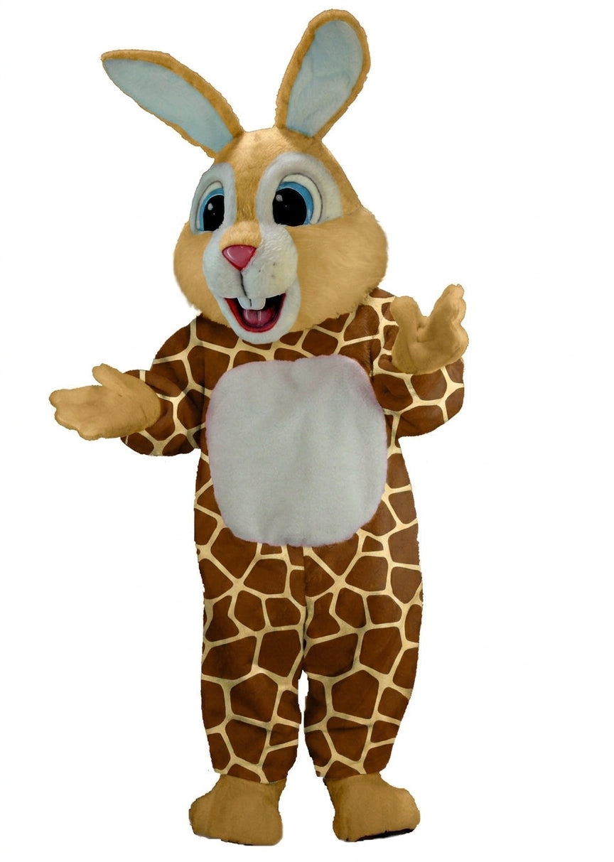 Light Blue Rabbit Mascot (Thermolite) - Short fur / Giraffe mascot costume