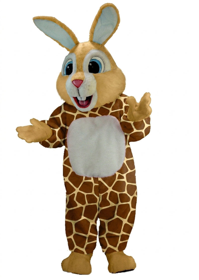 Light Blue Rabbit Mascot (Thermolite) - Short fur / Giraffe mascot costume