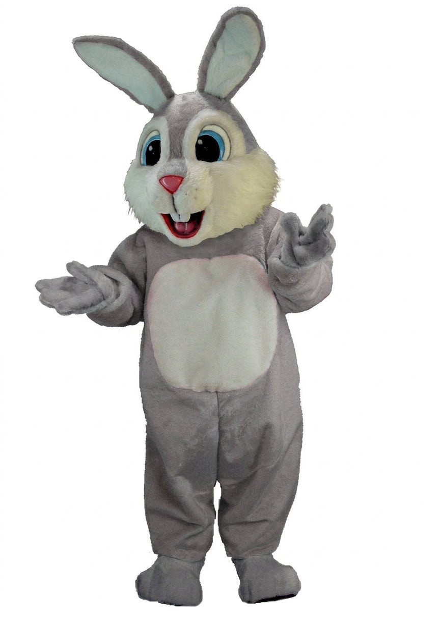 Light Blue Rabbit Mascot (Thermolite) - Short fur / Grey mascot costume