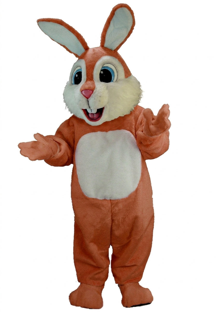 Light Blue Rabbit Mascot (Thermolite) - Short fur / Rust mascot costume