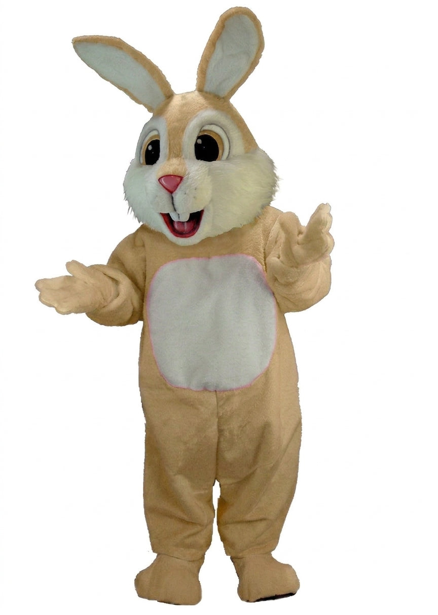 Light Blue Rabbit Mascot (Thermolite) - Short fur / Tan mascot costume