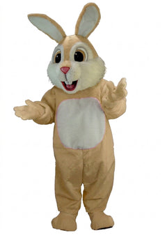 Light Blue Rabbit Mascot (Thermolite) - Short fur / Tan mascot costume