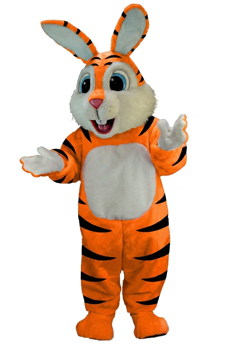 Light Blue Rabbit Mascot (Thermolite) - Short fur / Tiger mascot costume