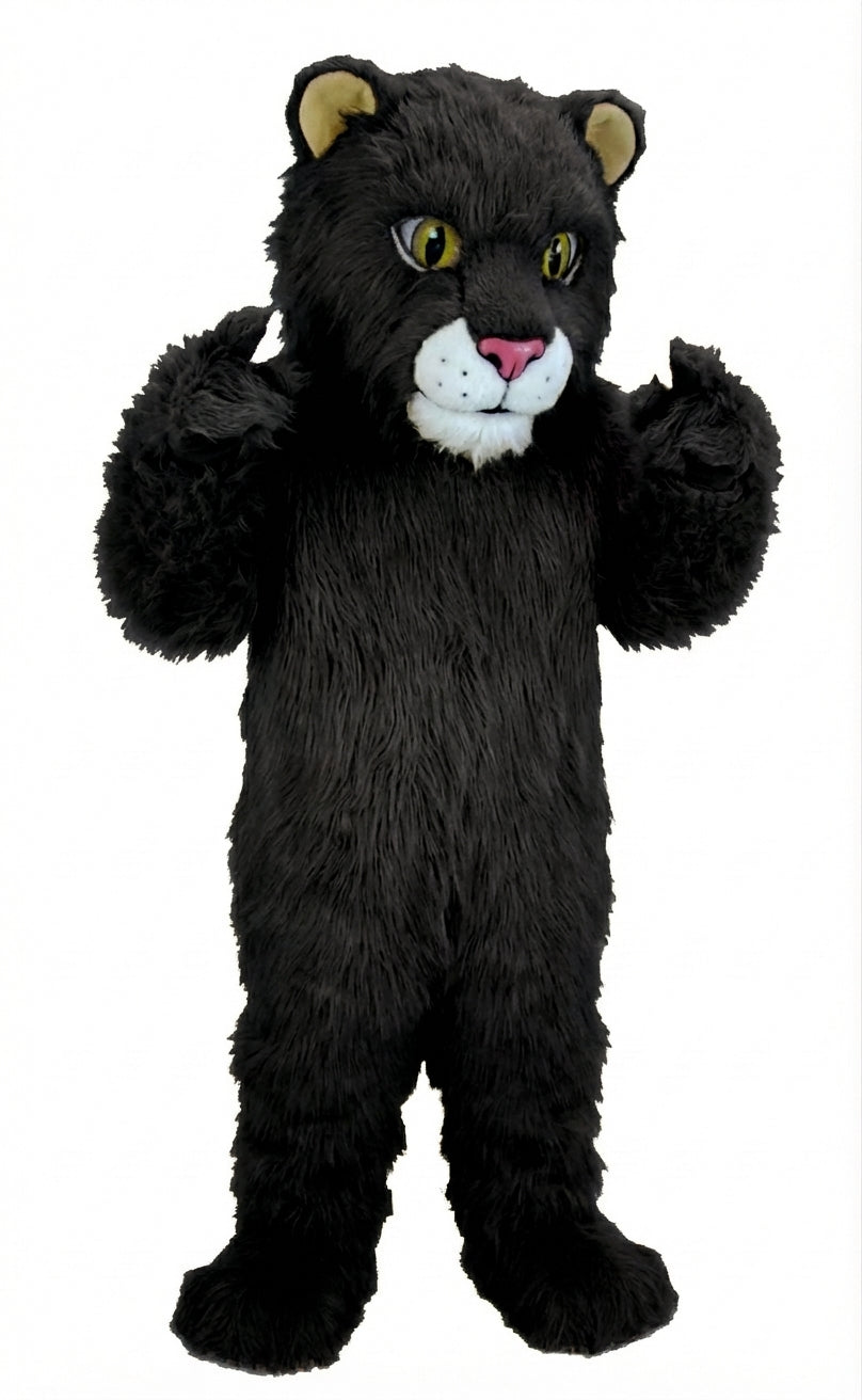 Lion Cub Mascot (Thermolite) - Long fur / Black mascot costume